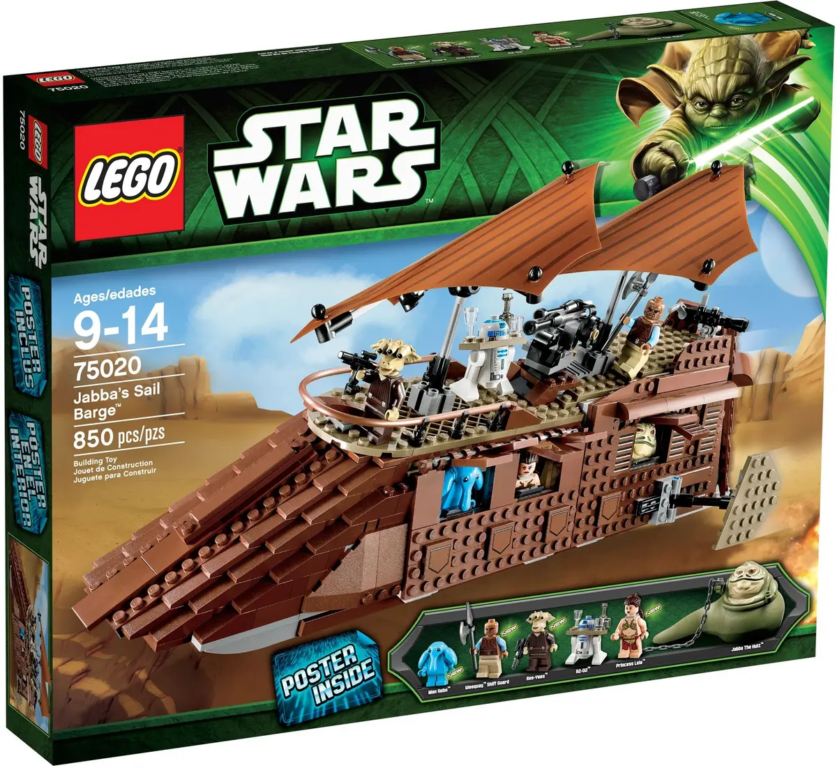 LEGO Star Wars 75020 Jabba's Sail Barge set, image 2