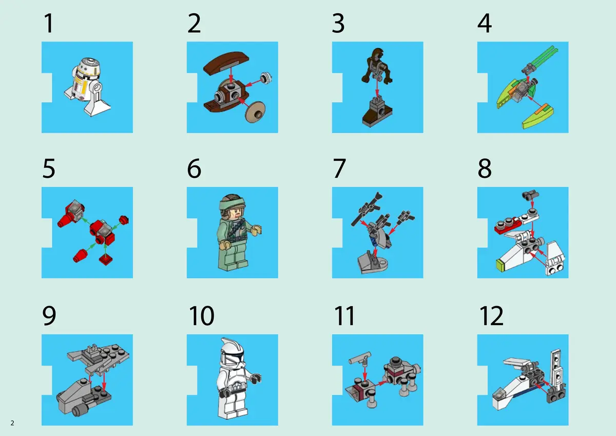 LEGO Star Wars 75023 LEGO Star Wars Advent Calendar set, image 2