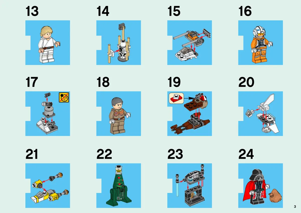 LEGO Star Wars 75056 LEGO Star Wars Advent Calendar set, image 3