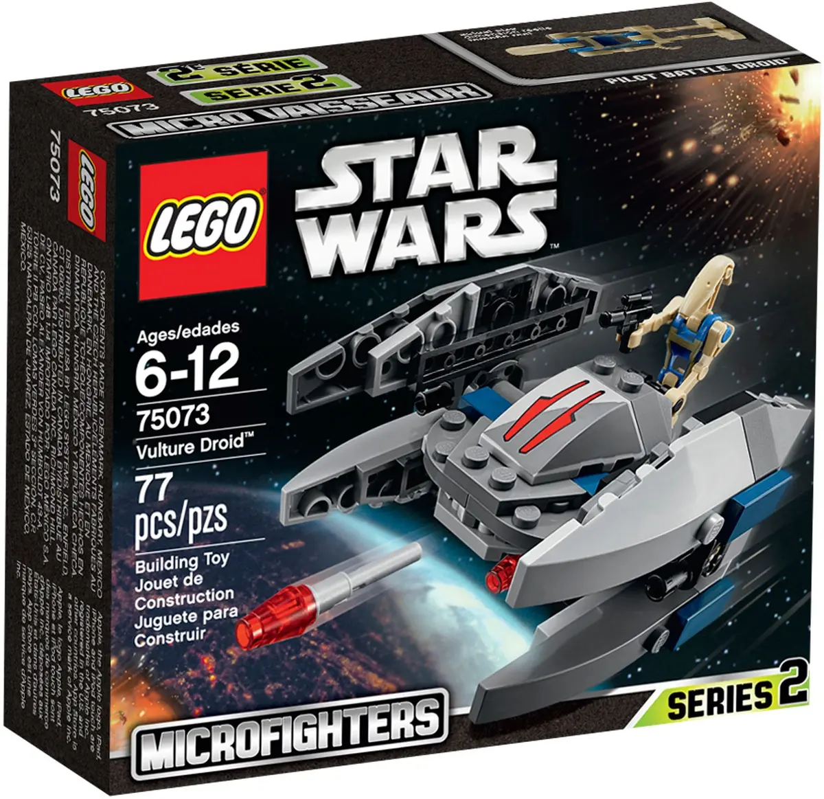 LEGO Star Wars 75073 Vulture Droid set, image 2