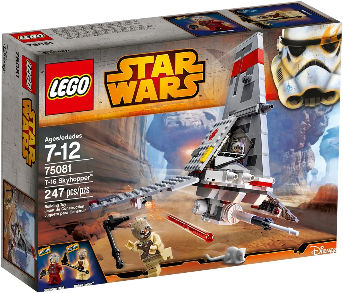 LEGO Star Wars 75081 T-16 Skyhopper set, image 2