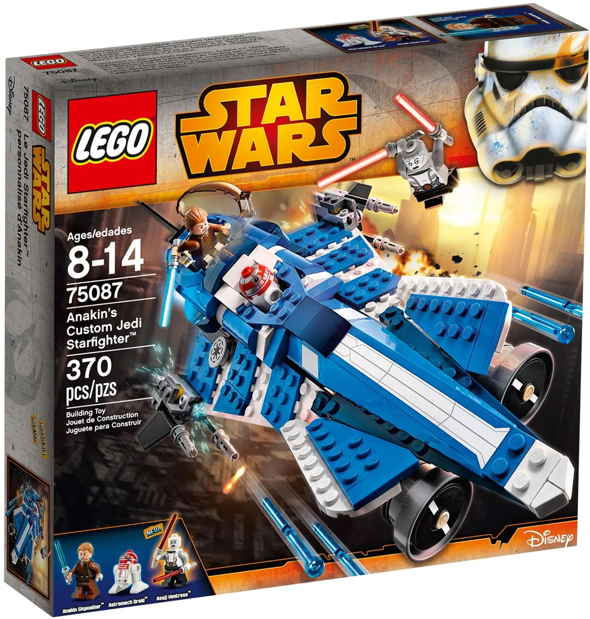 LEGO Star Wars 75087 Anakin's Custom Jedi Starfighter set, image 2