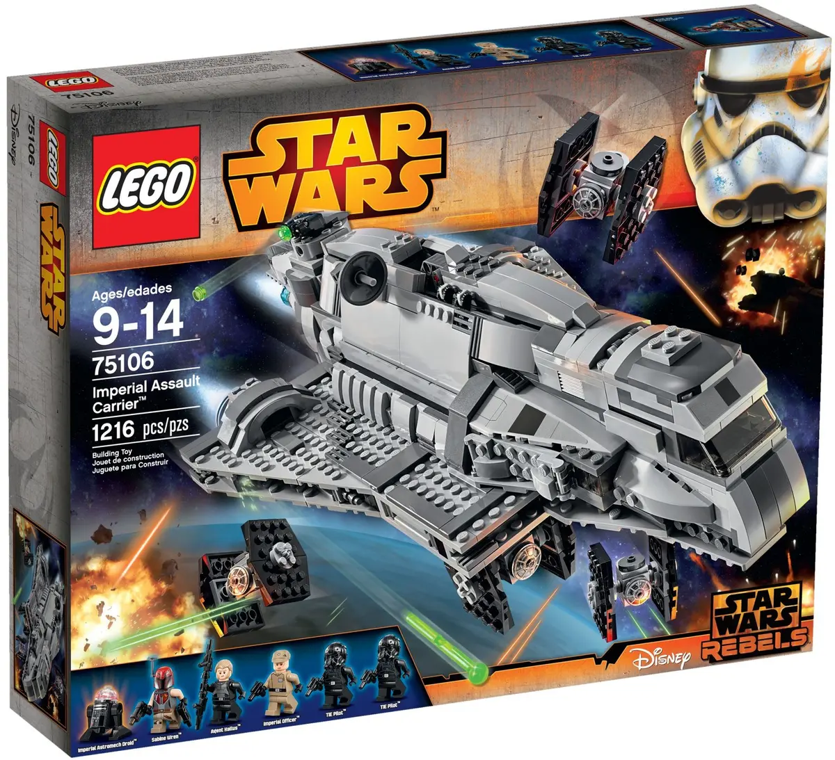 LEGO Star Wars 75106 Imperial Assault Carrier set, image 2