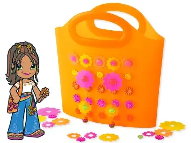 LEGO Clikits 7511 Trendy Tote Tangerine set