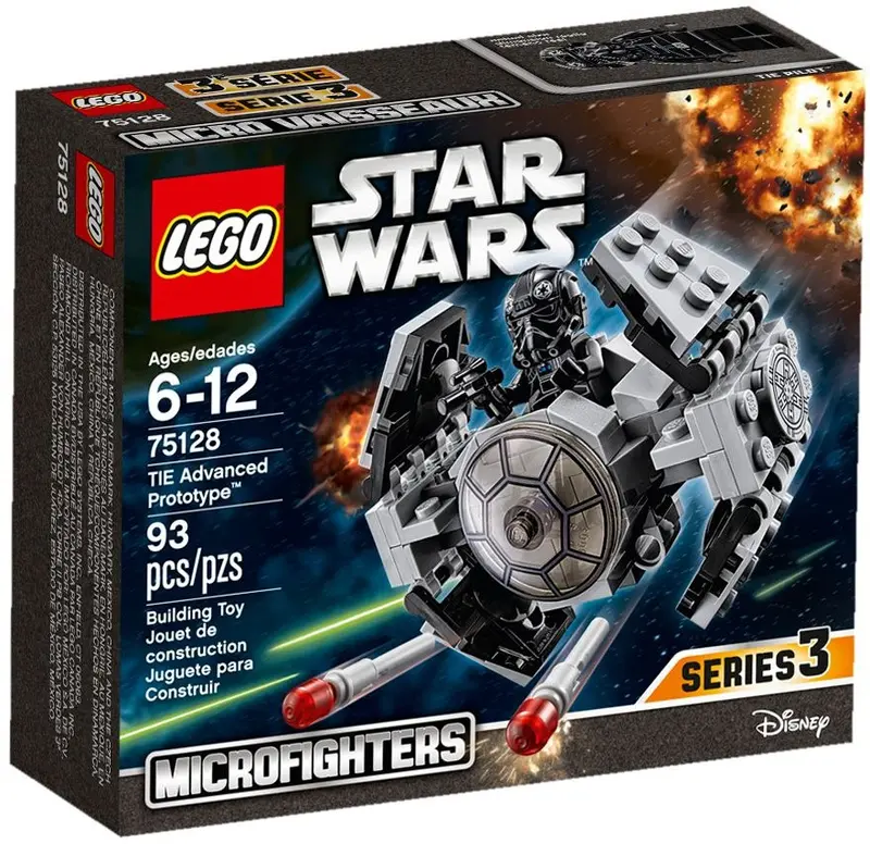 LEGO Star Wars 75128 TIE Advanced Prototype set, image 2