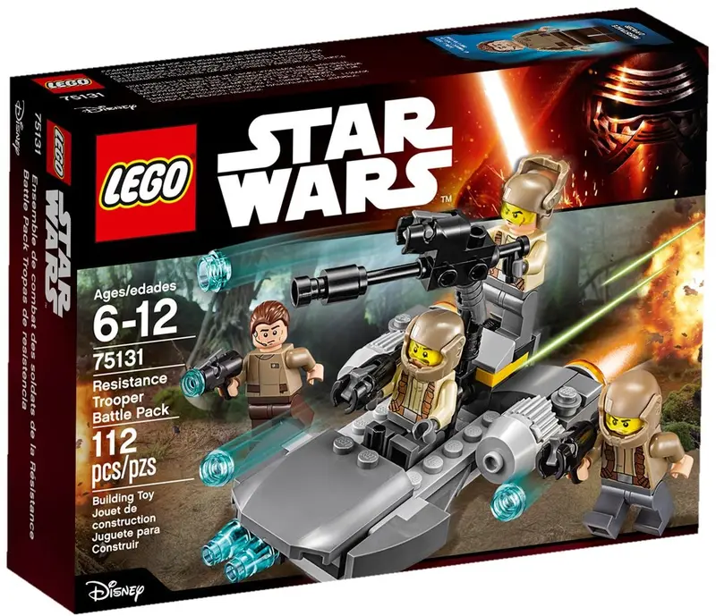 LEGO Star Wars 75131 Resistance Trooper Battle Pack set, image 2