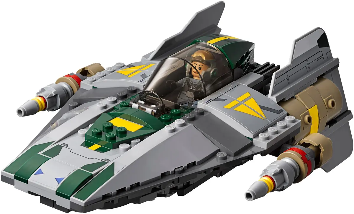 LEGO Star Wars 75150 Vader's TIE Advanced vs. A-wing Starfighter set, image 7
