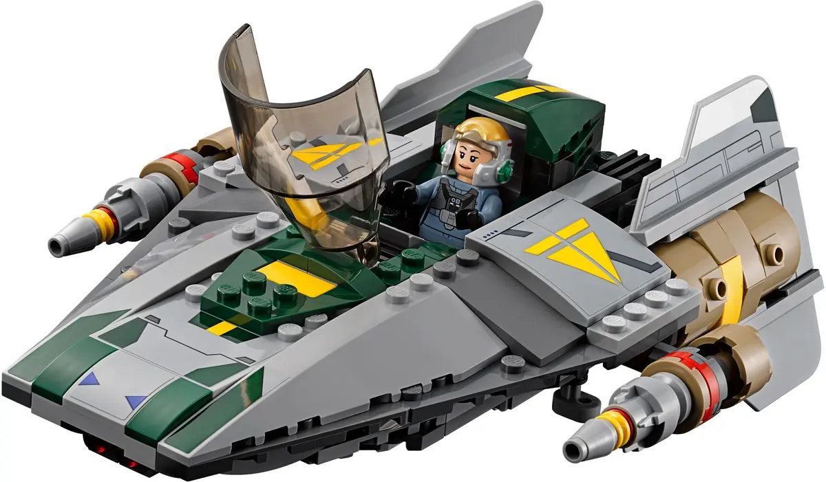 LEGO Star Wars 75150 Vader's TIE Advanced vs. A-wing Starfighter set, image 8