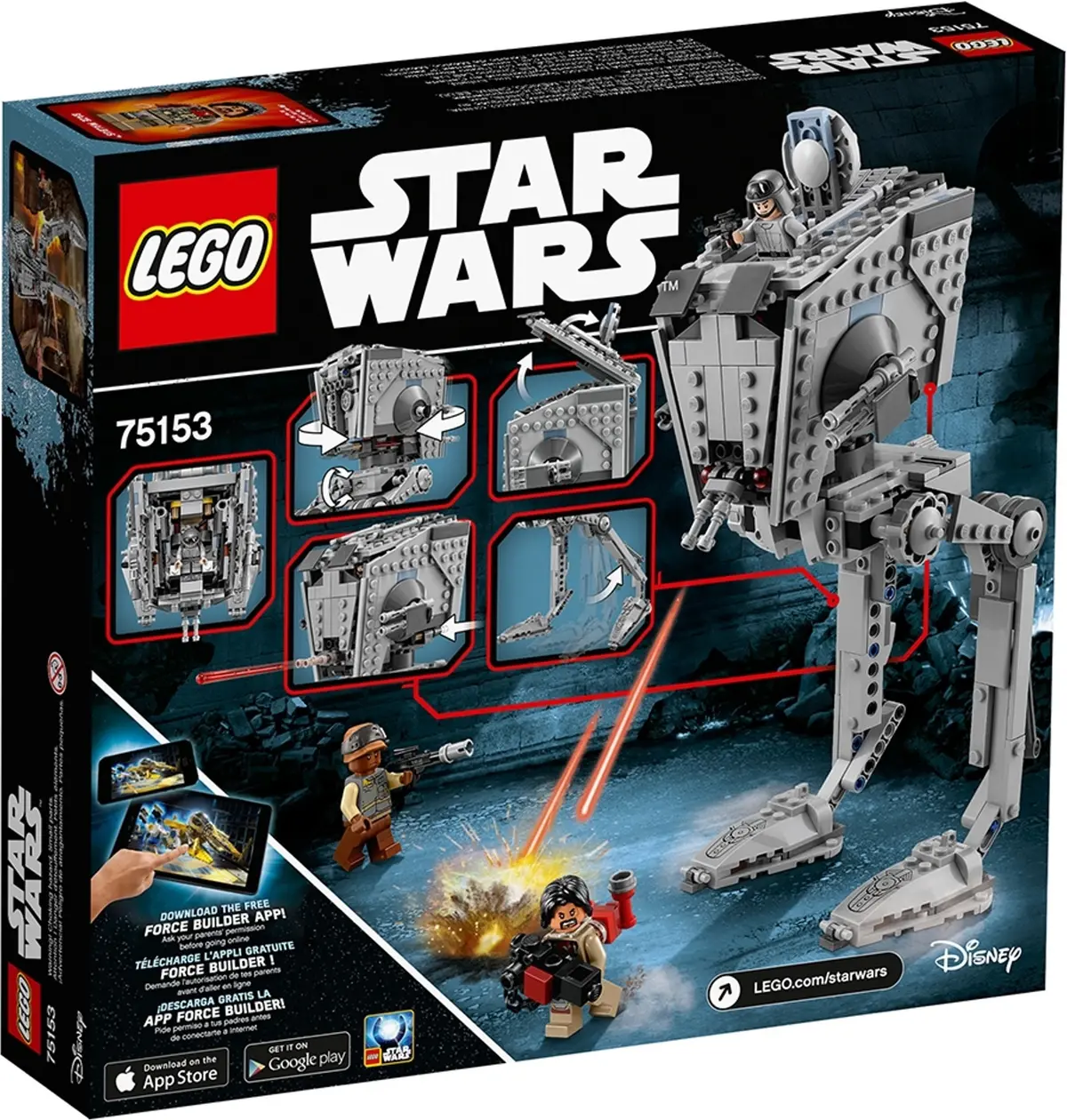 LEGO Star Wars 75153 AT-ST Walker set, image 6