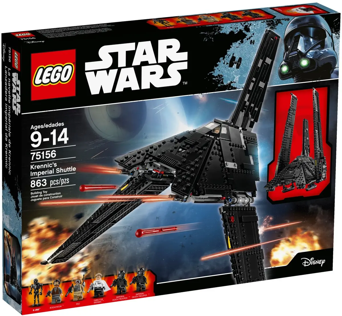 LEGO Star Wars 75156 Krennic's Imperial Shuttle set, image 2