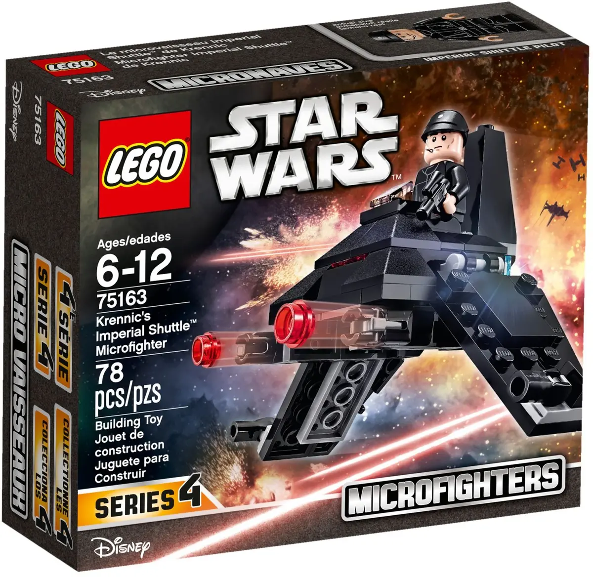 LEGO Star Wars 75163 Krennic's Imperial Shuttle Microfighter set, image 2