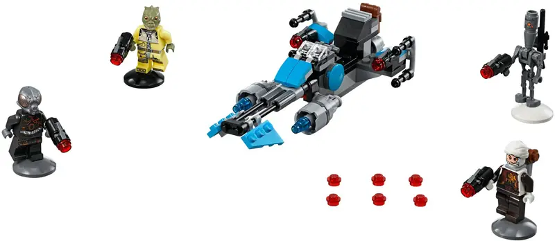 LEGO Star Wars 75167 Bounty Hunter Speeder Bike Battle Pack set