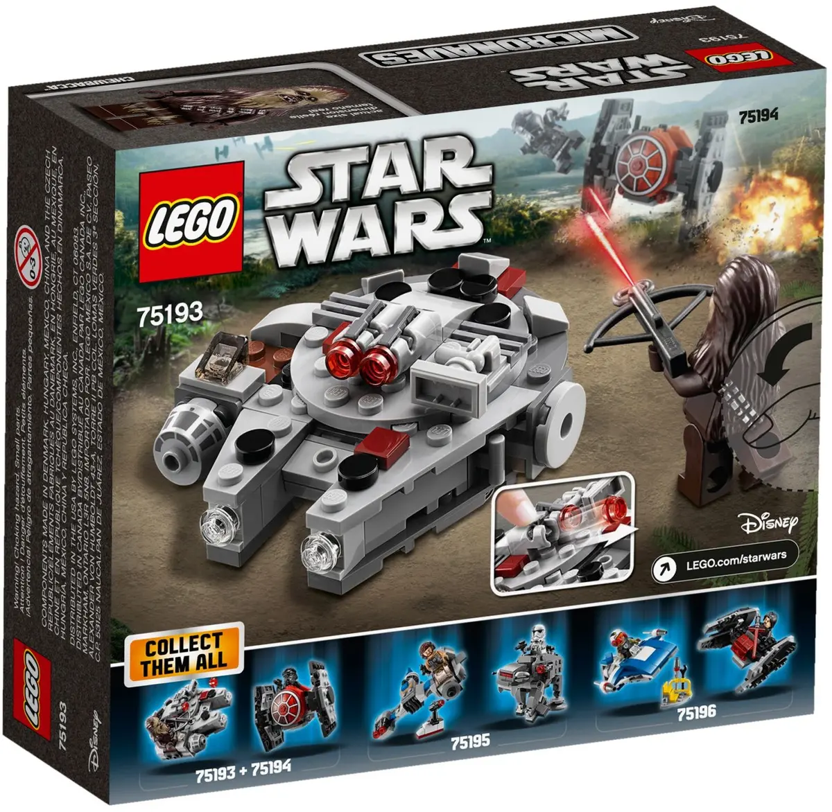 LEGO Star Wars 75193 Millennium Falcon Microfighter set, image 3