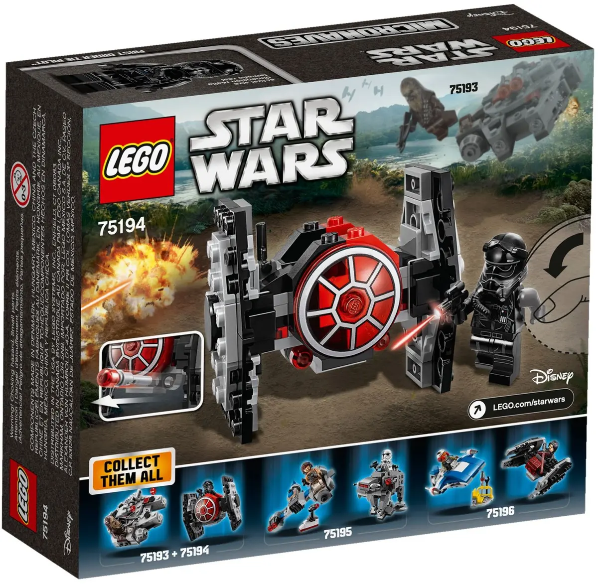 LEGO Star Wars 75194 First Order TIE Fighter Microfighter set, image 3