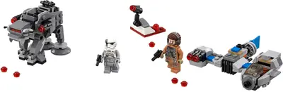 LEGO Star Wars 75195 Ski Speeder vs. First Order Walker Microfighters set