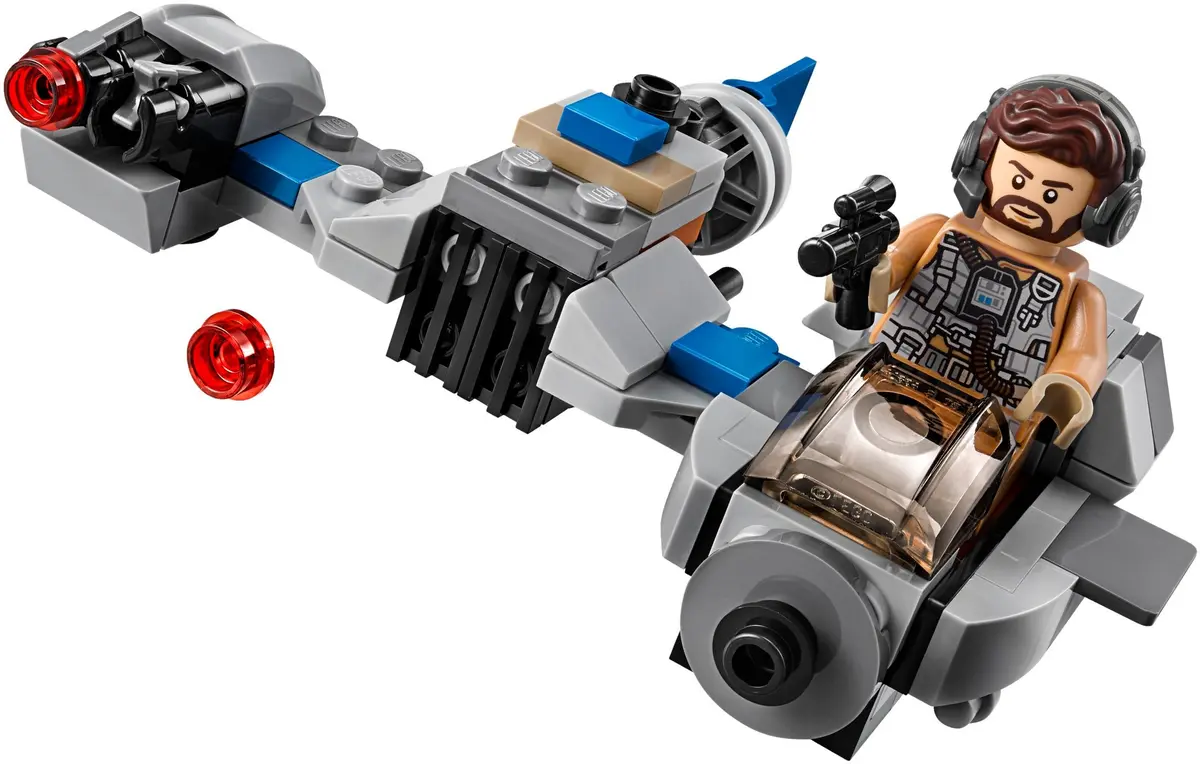 LEGO Star Wars 75195 Ski Speeder vs. First Order Walker Microfighters set, image 4