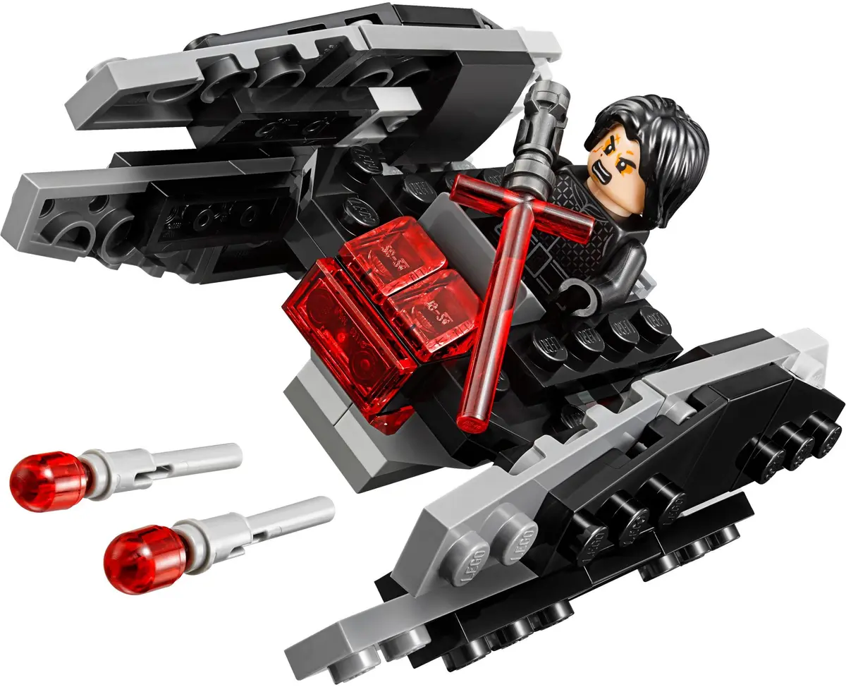 LEGO Star Wars 75196 A-Wing vs. TIE Silencer Microfighters set, image 5