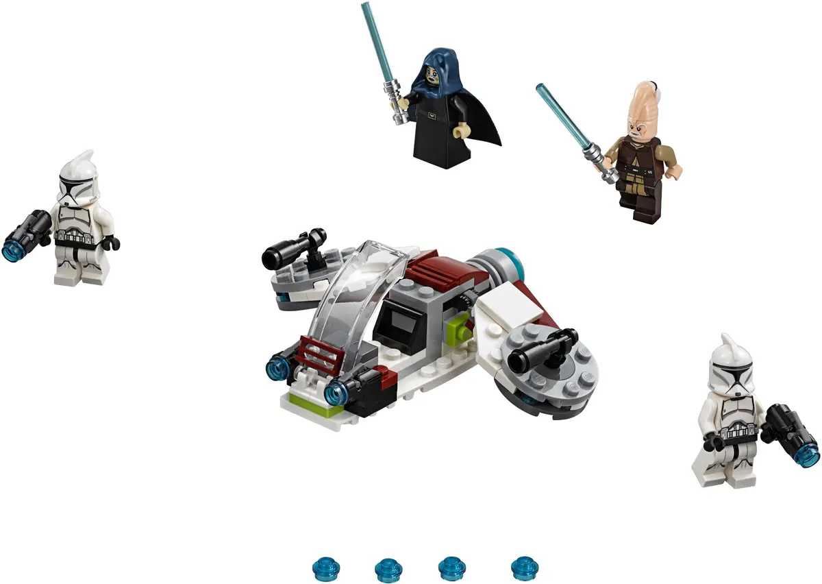 LEGO Star Wars 75206 Jedi and Clone Troopers Battle Pack set