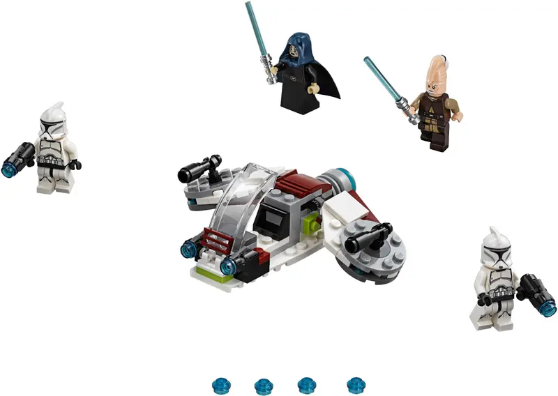 LEGO Star Wars 75206 Jedi and Clone Troopers Battle Pack set