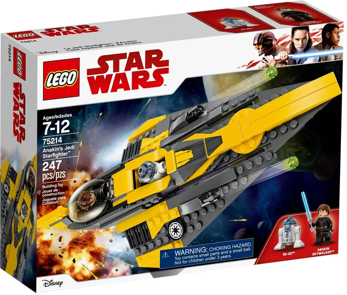 LEGO Star Wars 75214 Anakin's Jedi Starfighter set, image 2