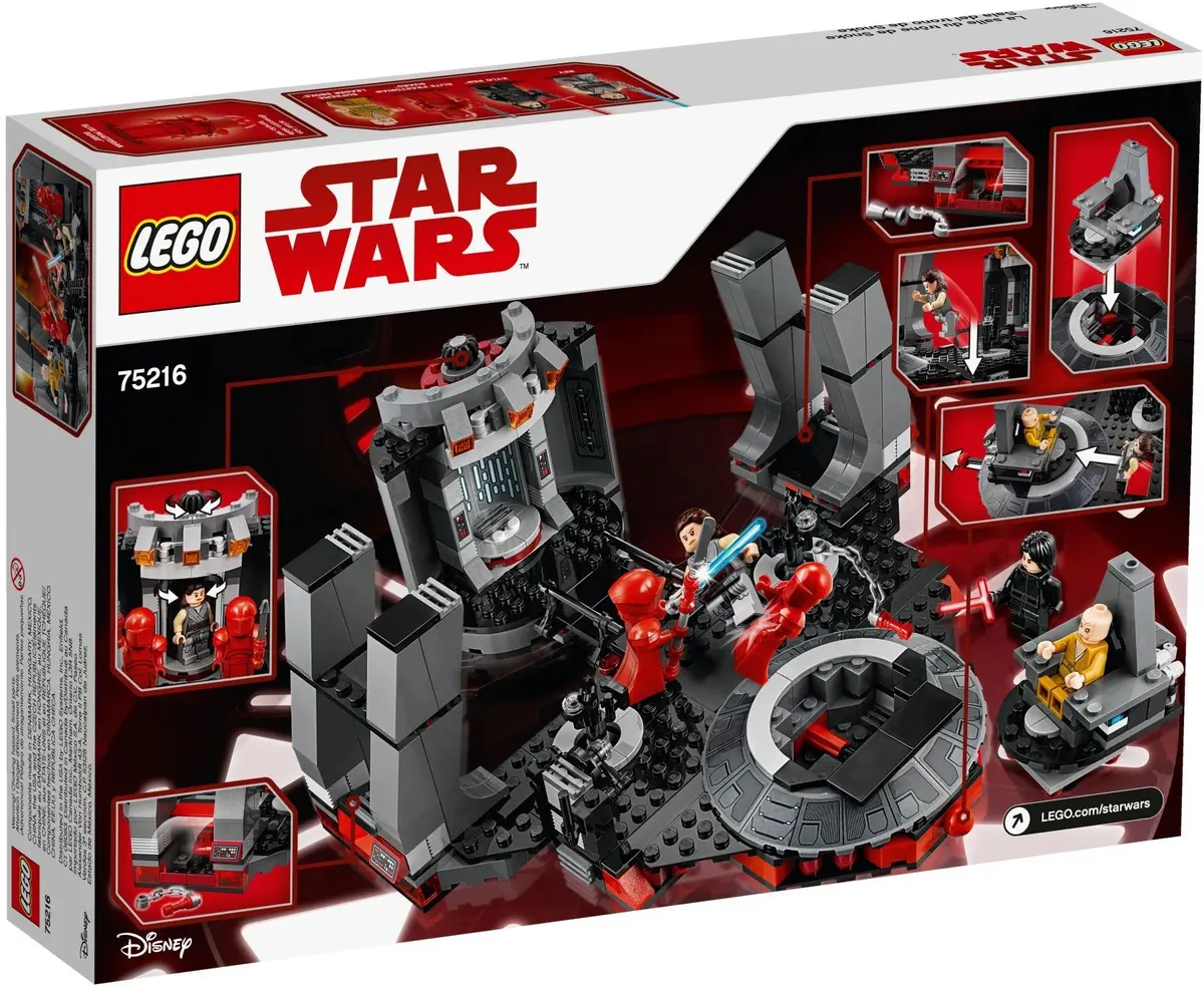 LEGO Star Wars 75216 Snoke's Throne Room set, image 5