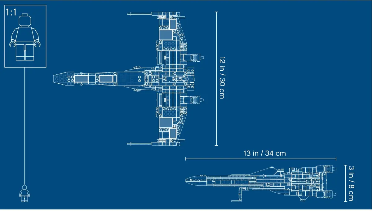 LEGO Star Wars 75218 X-wing Starfighter set, image 5