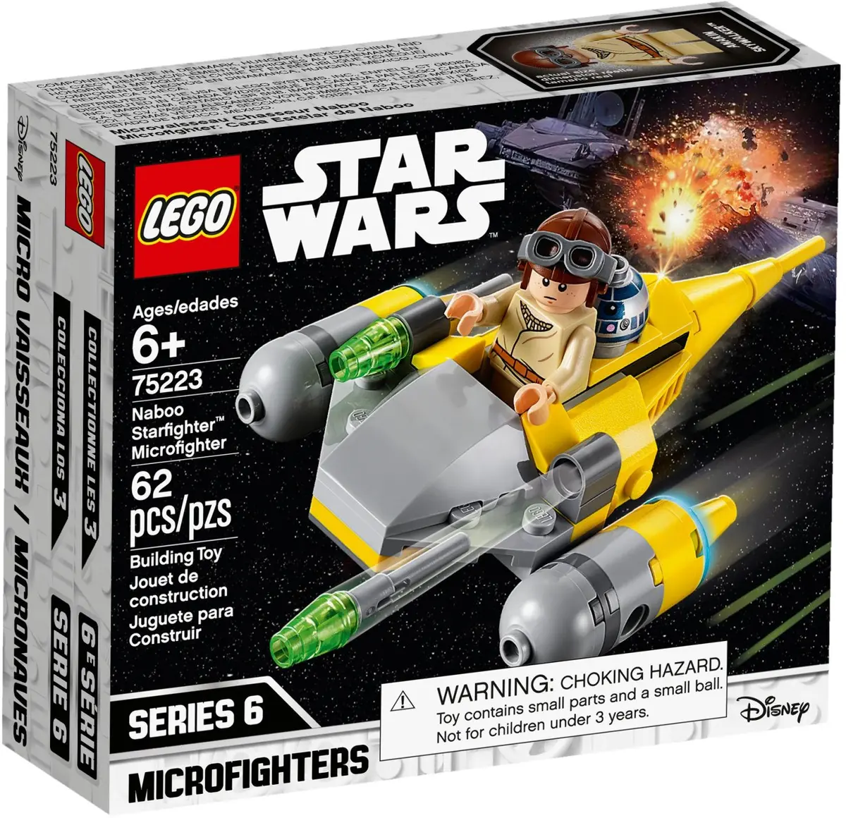 LEGO Star Wars 75223 Naboo Starfighter Microfighter set, image 2