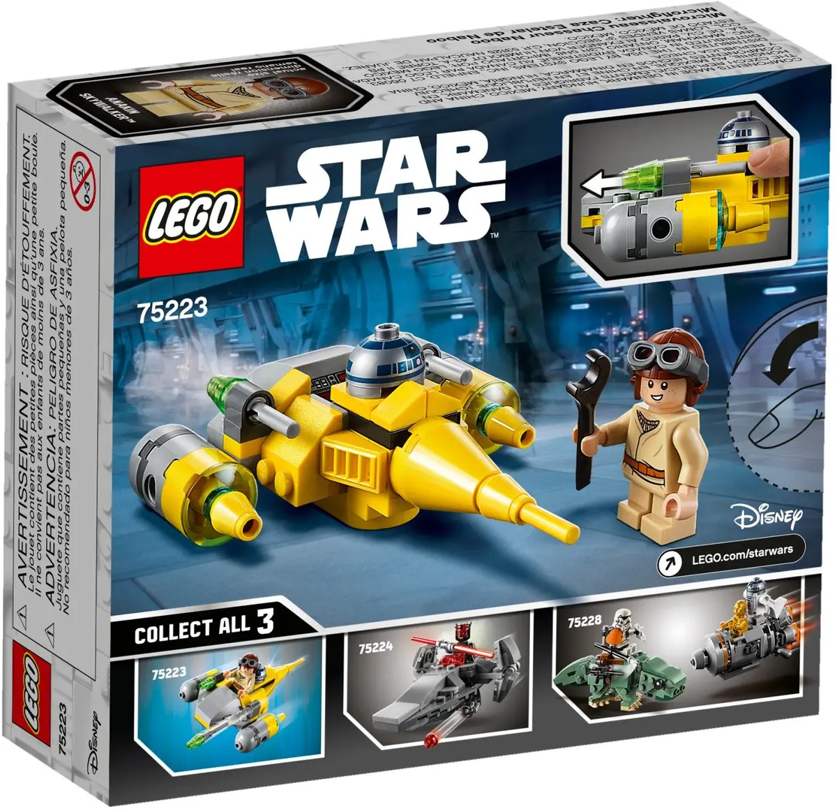 LEGO Star Wars 75223 Naboo Starfighter Microfighter set, image 5