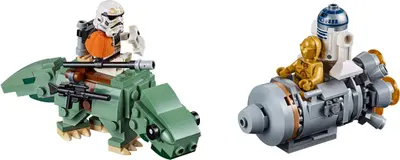 LEGO Star Wars 75228 Escape Pod vs. Dewback Microfighters set