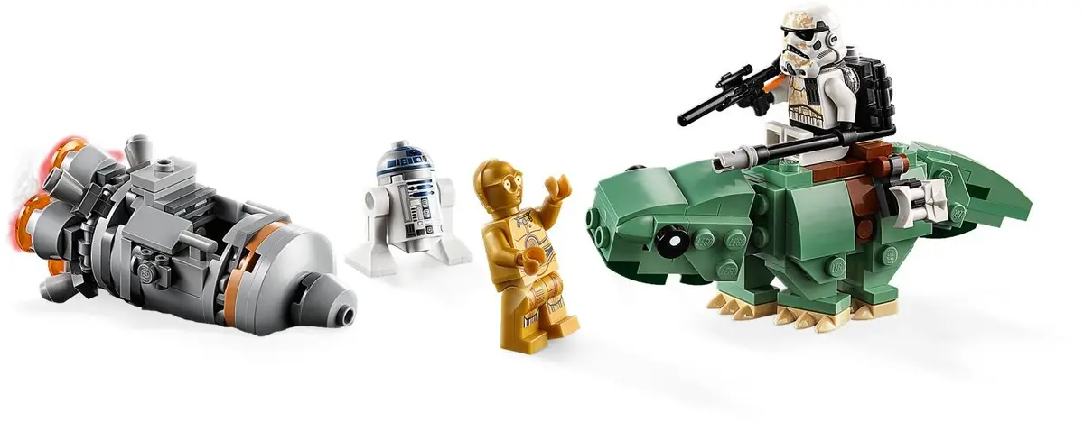 LEGO Star Wars 75228 Escape Pod vs. Dewback Microfighters set, image 4