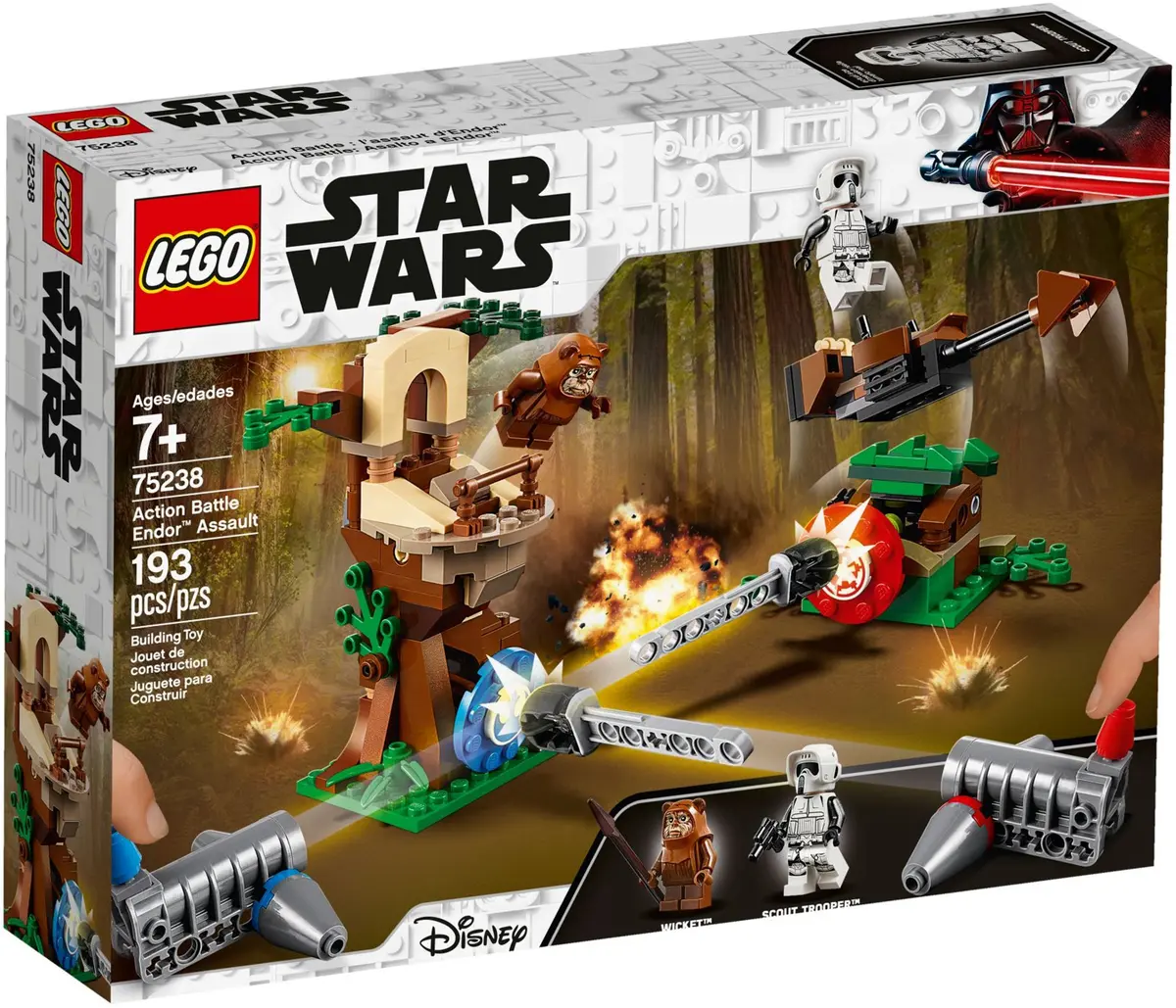 LEGO Star Wars 75238 Action Battle Endor Assault set, image 2