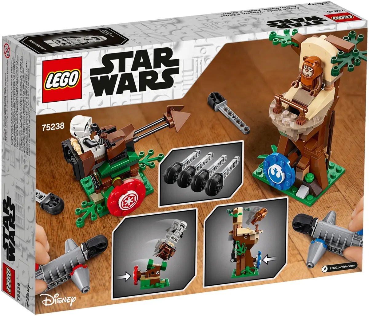 LEGO Star Wars 75238 Action Battle Endor Assault set, image 5
