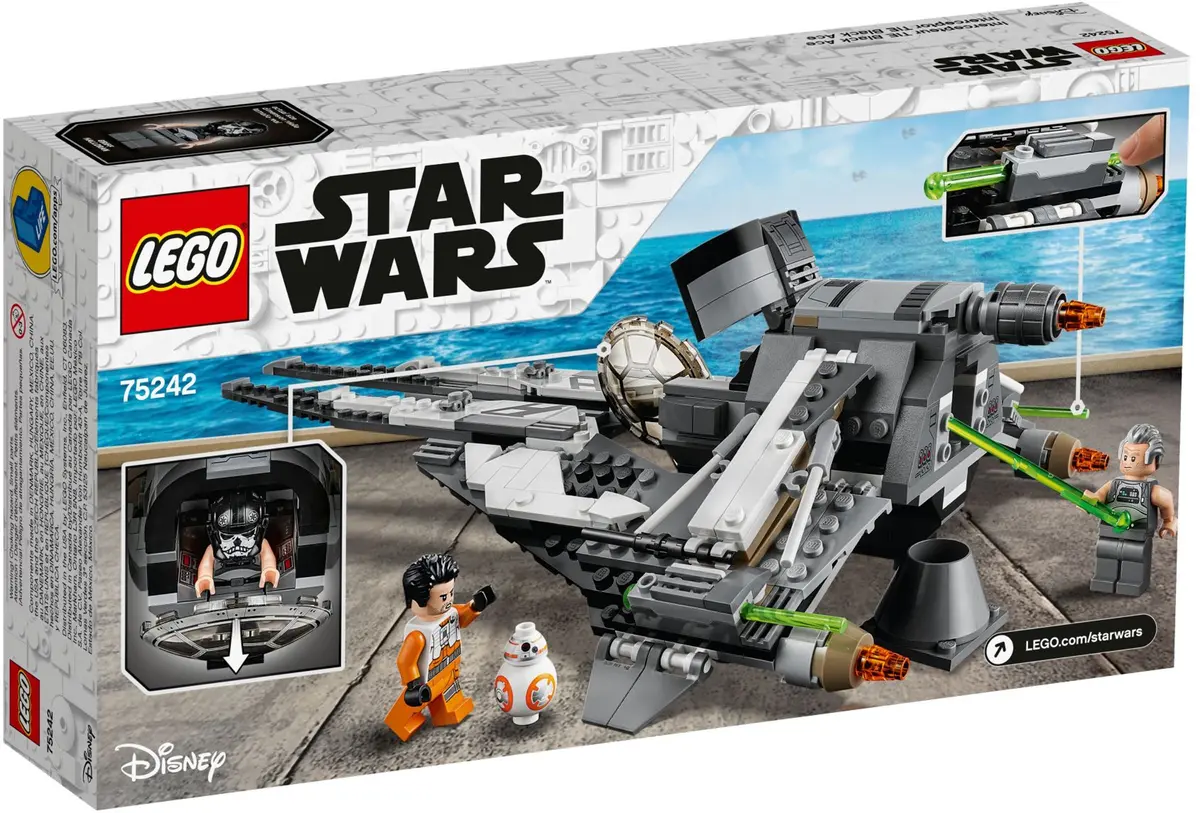 LEGO Star Wars 75242 Black Ace TIE Interceptor set, image 5