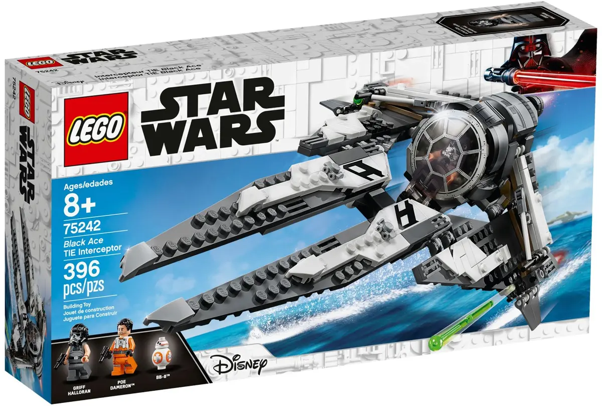 LEGO Star Wars 75242 Black Ace TIE Interceptor set, image 2