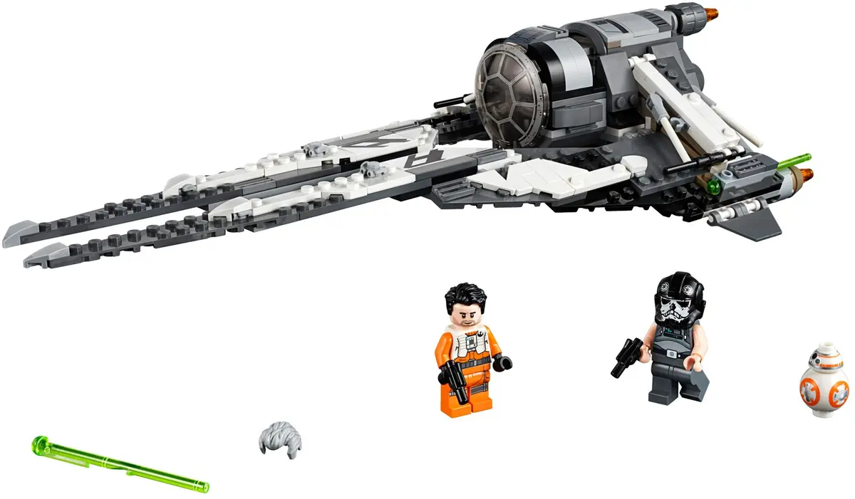 LEGO Star Wars 75242 Black Ace TIE Interceptor set