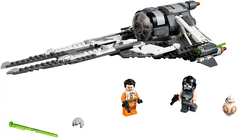 LEGO Star Wars 75242 Black Ace TIE Interceptor set