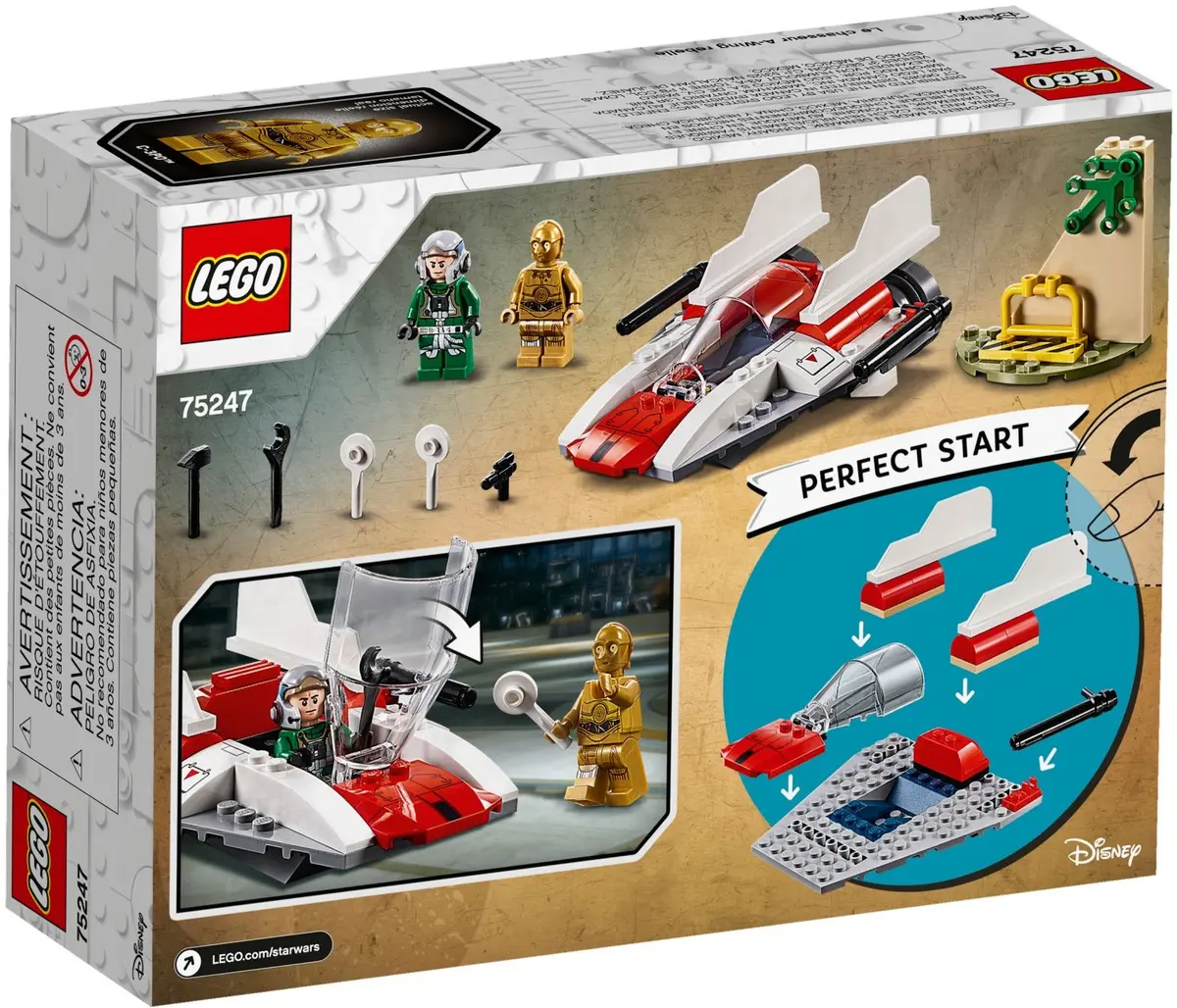 LEGO Star Wars 75247 Rebel A-wing Starfighter set, image 5