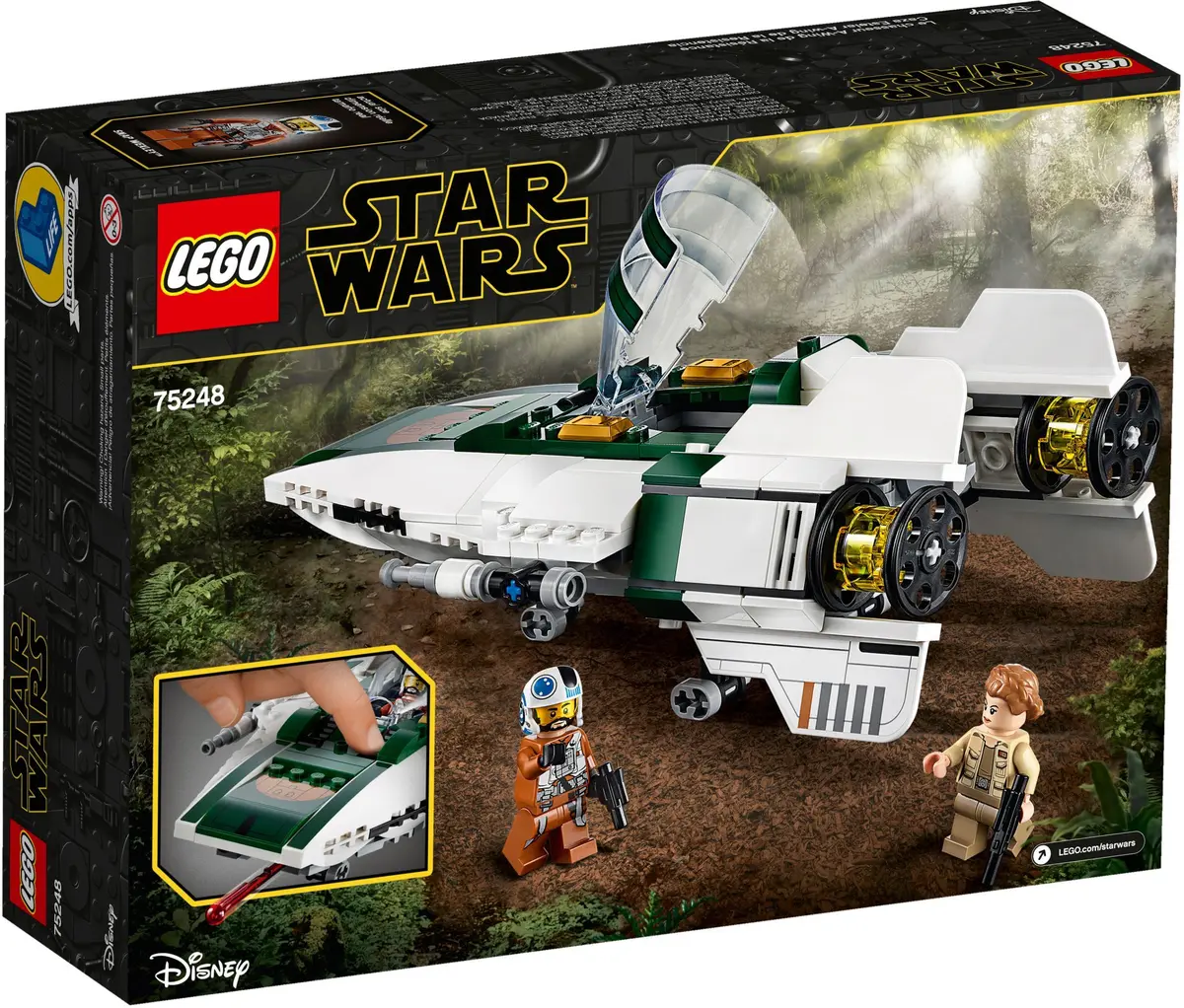 LEGO Star Wars 75248 Resistance A-wing Starfighter set, image 5
