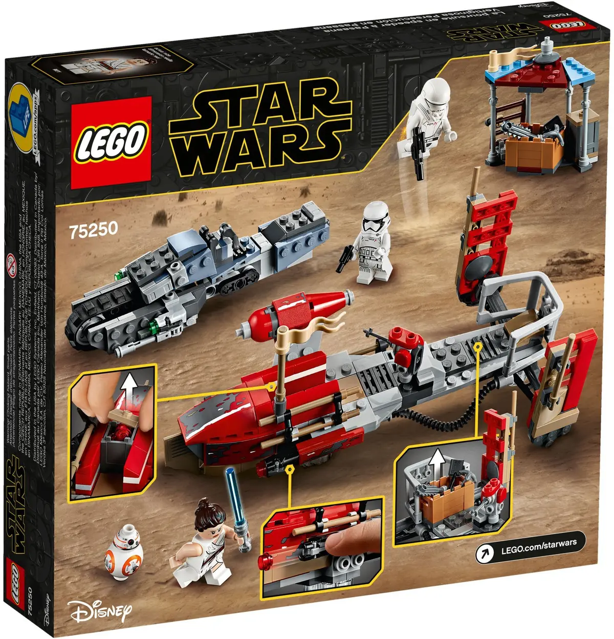LEGO Star Wars 75250 Pasaana Speeder Chase set, image 5