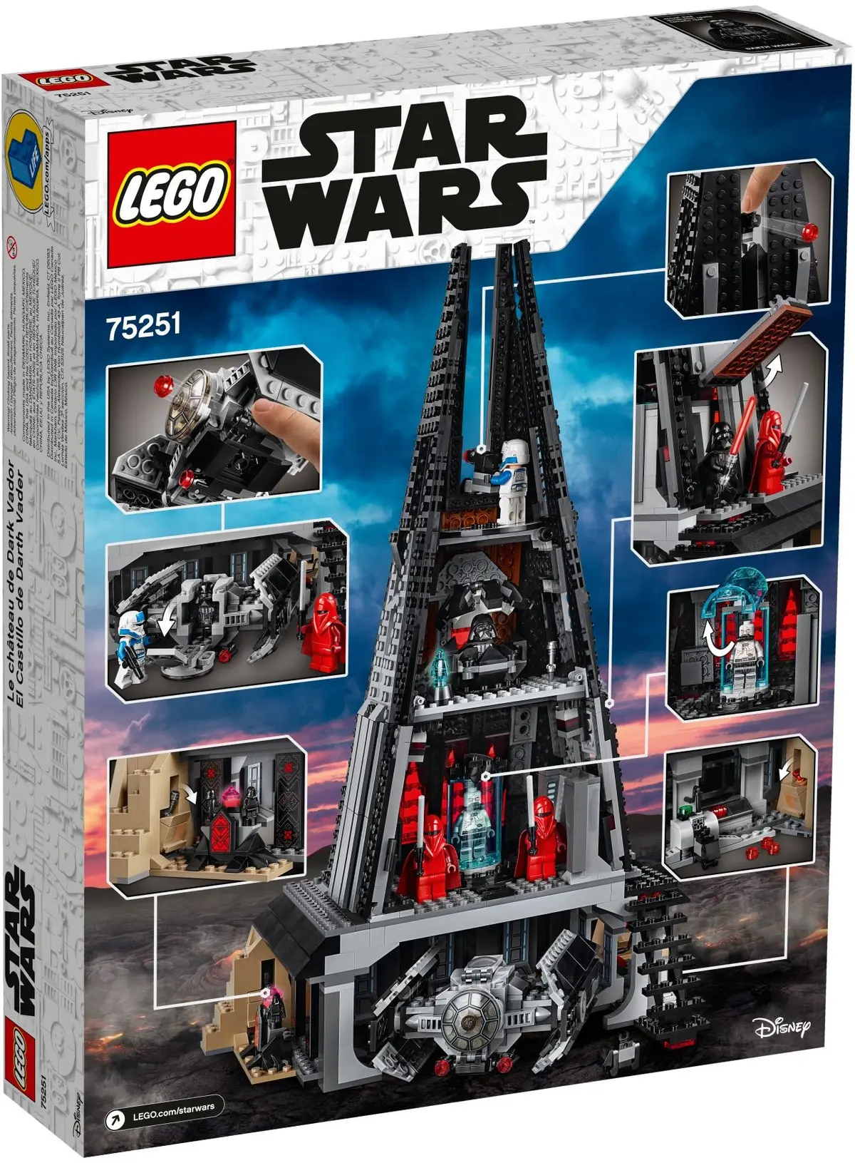 LEGO Star Wars 75251 Darth Vader's Castle set, image 8