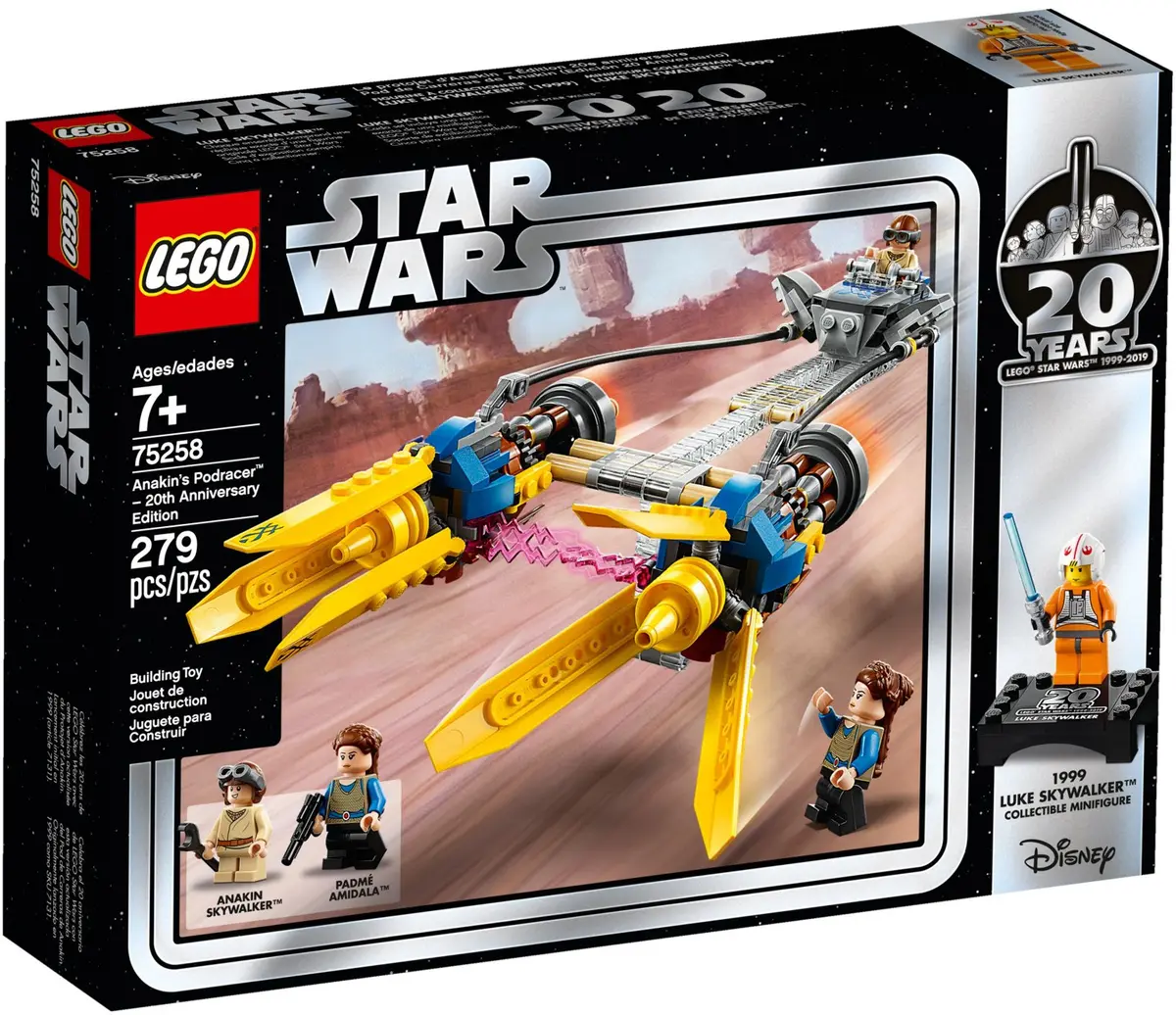 LEGO Star Wars 75258 Anakin's Podracer – 20th Anniversary Edition set, image 2