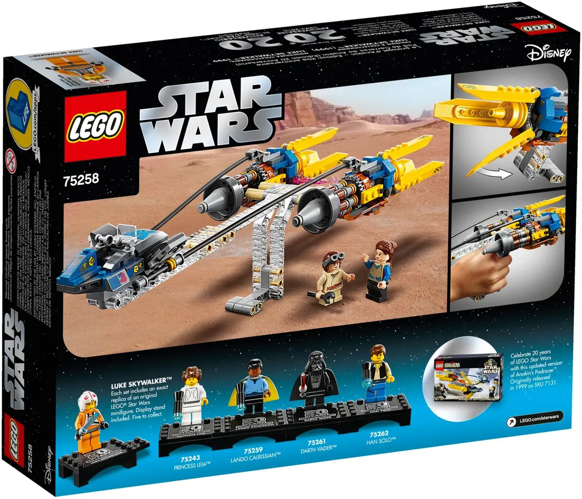 LEGO Star Wars 75258 Anakin's Podracer – 20th Anniversary Edition set, image 5