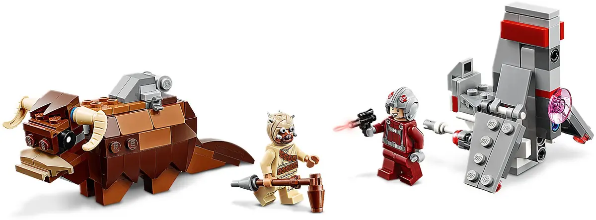 LEGO Star Wars 75265 T-16 Skyhopper vs Bantha Microfighters set, image 4