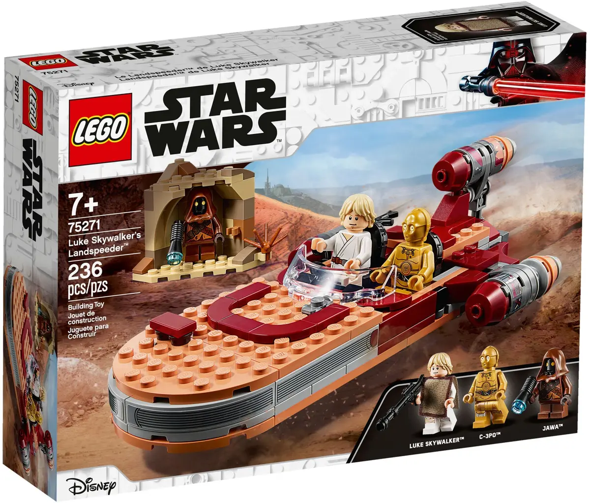 LEGO Star Wars 75271 Luke Skywalker's Landspeeder set, image 2