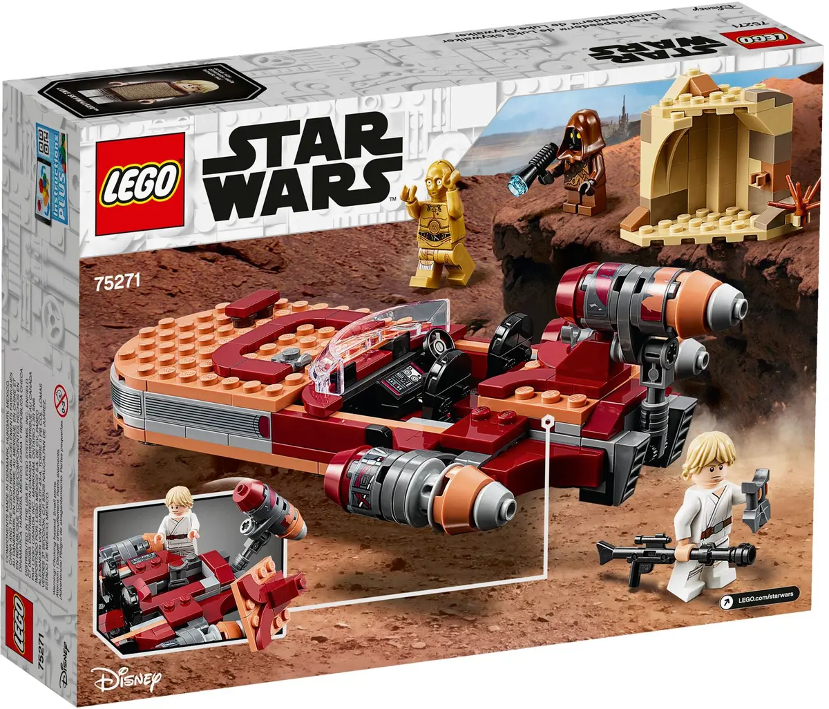 LEGO Star Wars 75271 Luke Skywalker's Landspeeder set, image 5