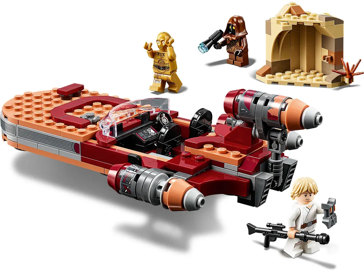 LEGO Star Wars 75271 Luke Skywalker's Landspeeder set, image 4