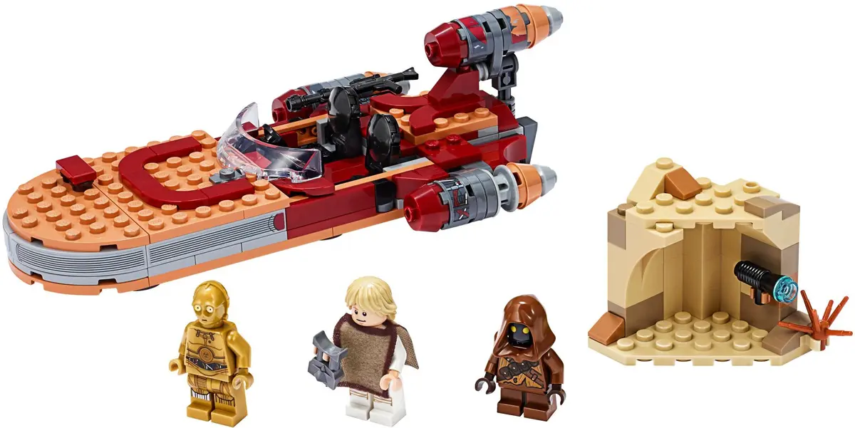LEGO Star Wars 75271 Luke Skywalker's Landspeeder set