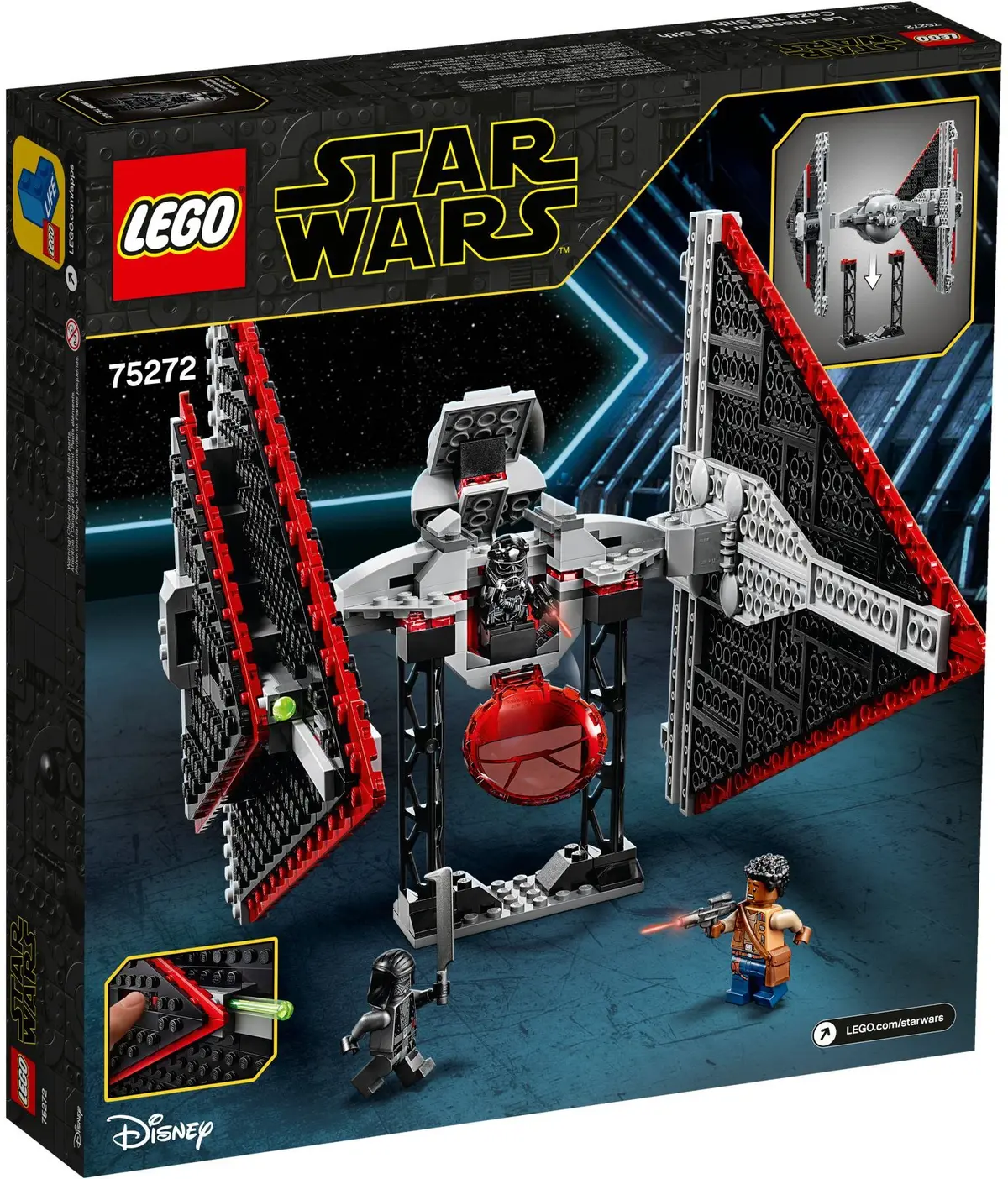 LEGO Star Wars 75272 Sith TIE Fighter set, image 5