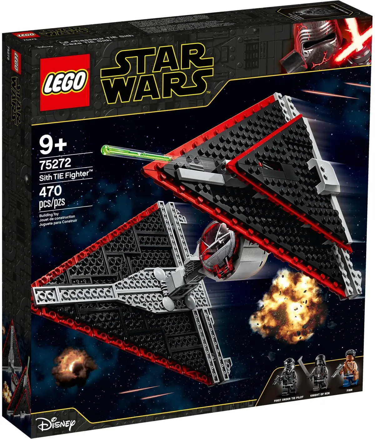 LEGO Star Wars 75272 Sith TIE Fighter set, image 2