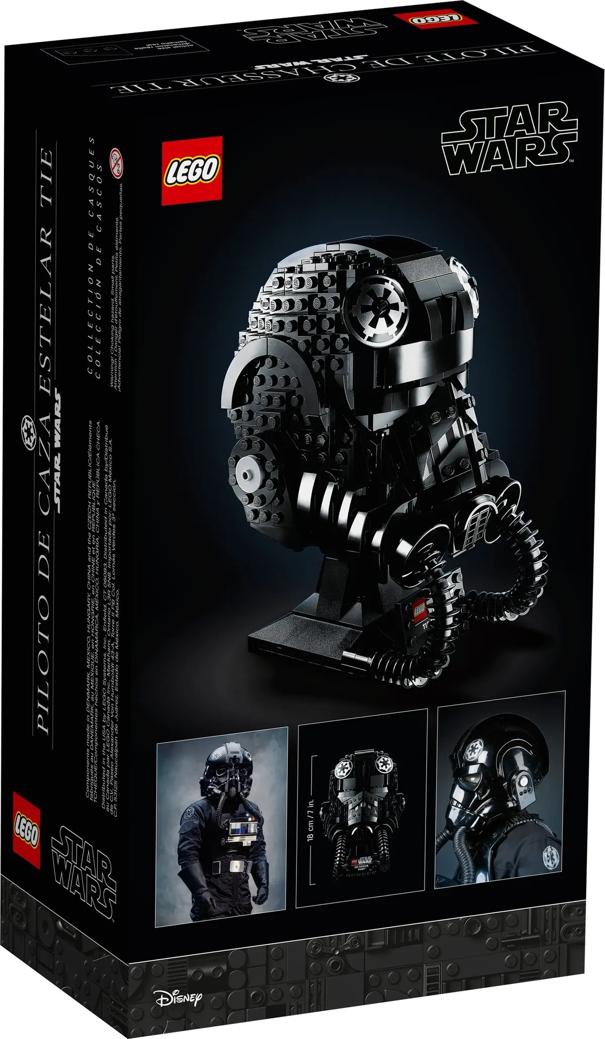 LEGO Star Wars 75274 TIE Fighter Pilot Helmet set, image 7